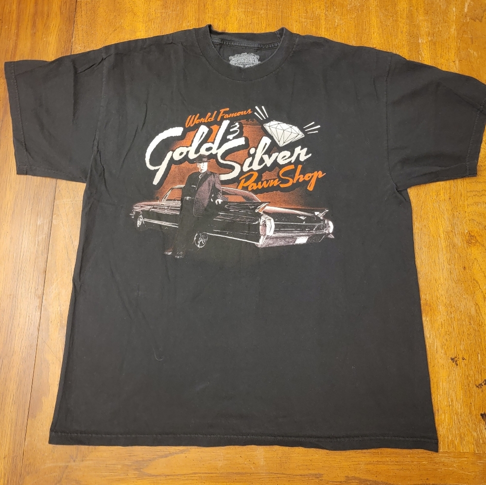Pawn Stars Gold and Silver Pawn Shop Black T-Shirt - Size XL